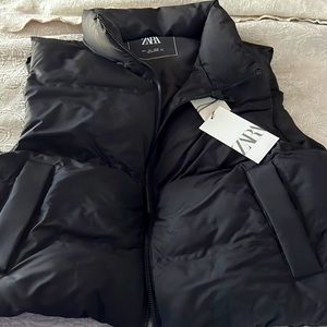 Large Zara Sleeveless puffer coat
